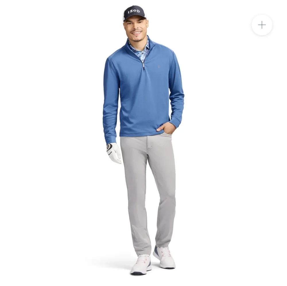 IZOD Swingflex Pro Z1 Lite Pant- Harbour Mist Men's Nwt Sz 40/32 Slim Fit